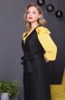 Сарафан+блузка 2764 черный+желтый Мода-Юрс