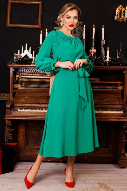 Платье 2835 зеленый Мода-Юрс
