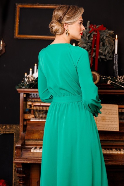 Платье 2835 зеленый Мода-Юрс