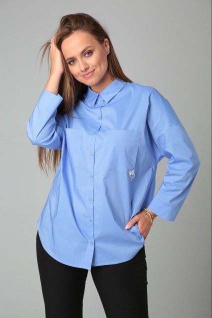 Рубашка 722-3 голубой Modema