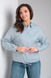 Рубашка 734-1 серо-голубой Modema