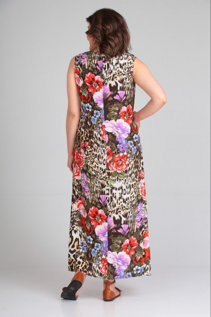 Платье-сарафан 048 леопард Мублиз