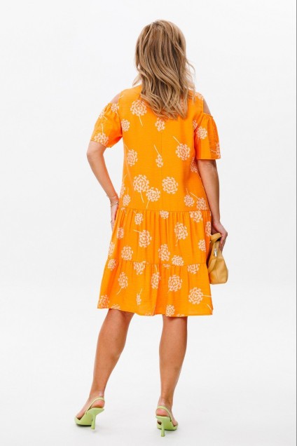 Платье 175 оранжевый Мублиз