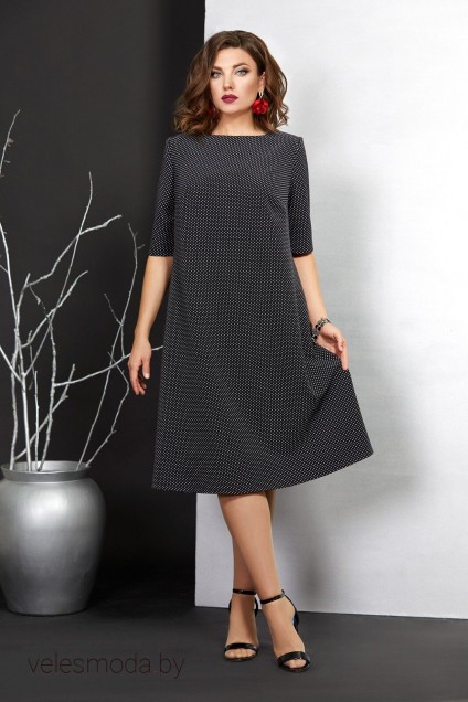 Комплект с платьем 404 черный Мублиз