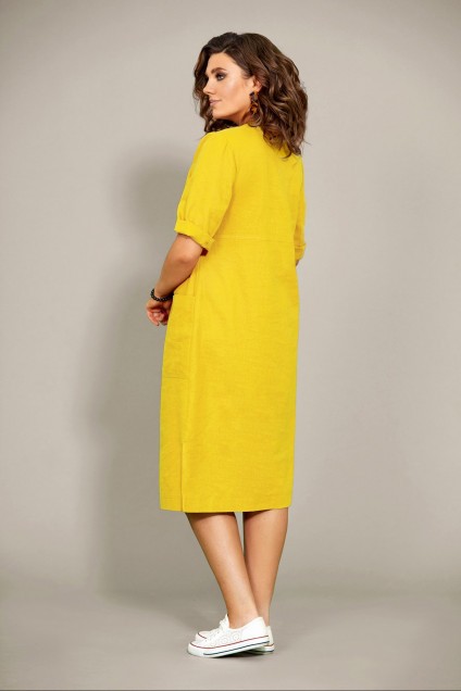 Платье 435 желтый Мублиз