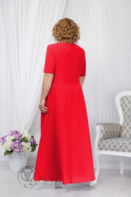 Комплект с платьем 2160 красный Ninele