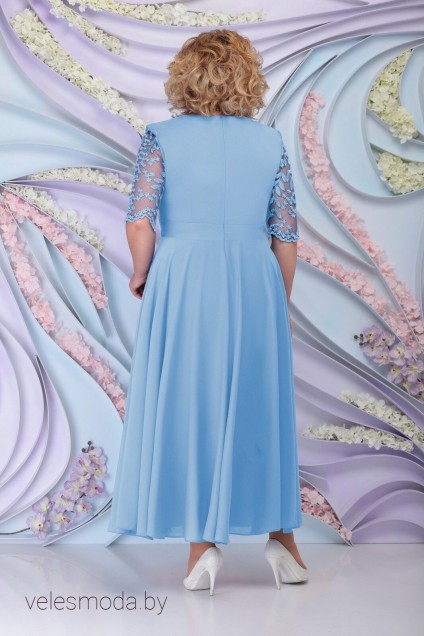 Комплект с платьем 359 голубой Ninele