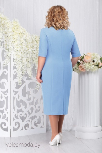 Комплект с платьем  5724 голубой Ninele