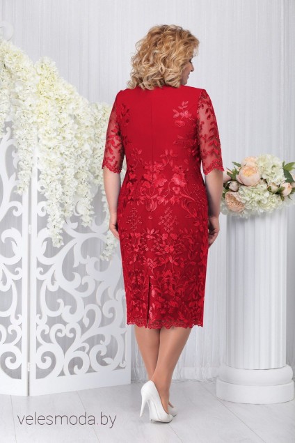 Комплект с платьем 5744 красный+белый Ninele