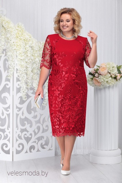 Комплект с платьем 5744 красный+красный Ninele