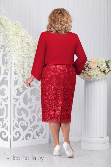 Комплект с платьем 5744 красный+красный Ninele