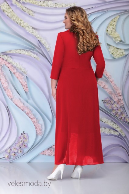 Платье 5804 красный Ninele