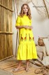 Платье 1510 желтый Niv Niv
