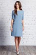 Платье 5688 голубой Nova Line