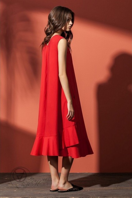 Платье 5786 красный Nova Line