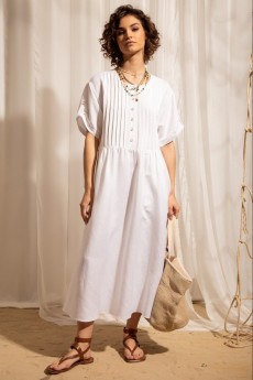 Платье 50343 белый Nova Line