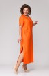 Платье 01645 оранжевый Ollsy