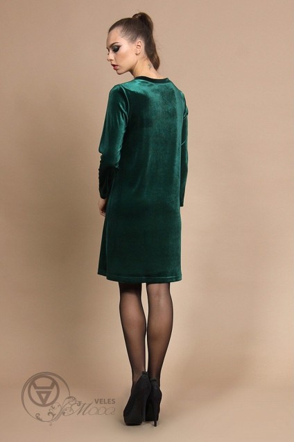 Платье 417 зеленый Olegran