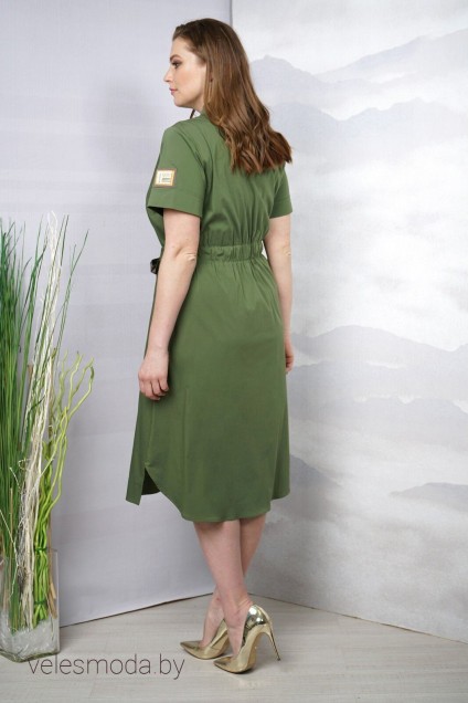 Платье 577 зеленый Olegran