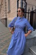 Платье 137 серо-голубой Pavlova