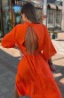 Платье 146 оранжевый Pavlova