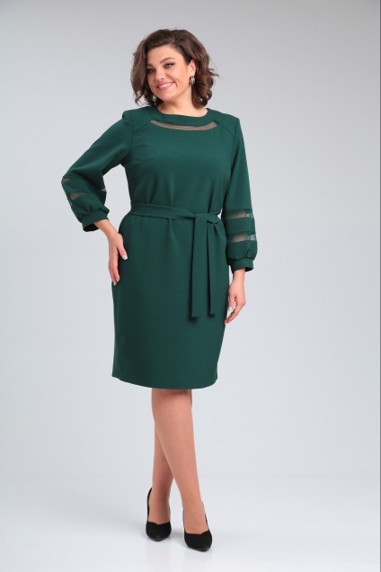 Платье 1-004 зеленый POCHERK