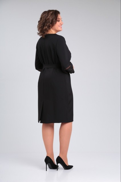 Платье 1-004 черный POCHERK