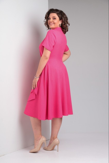 Платье  1-015 розовый POCHERK