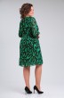 Платье 1-021 черно-зеленый POCHERK