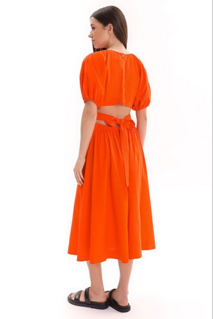 Платье 143380W оранжевый Panda