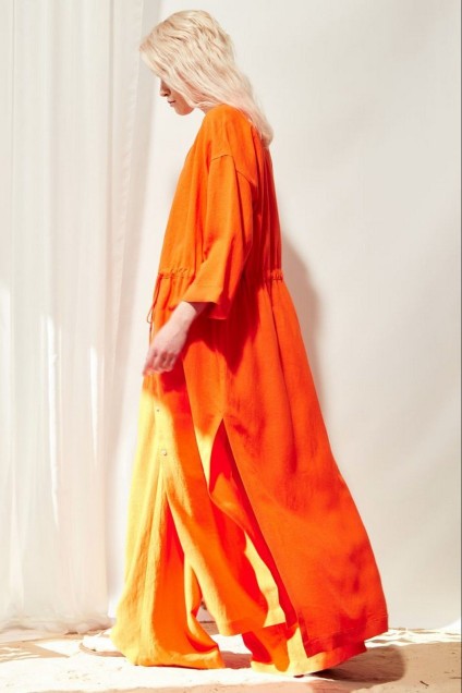 Платье 50405 оранжевый Pina