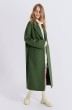 Пальто 1411 серо-зеленый Pirs