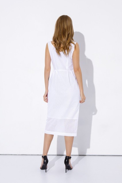 Платье 4023 белый Pirs