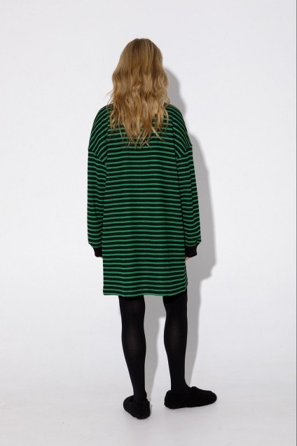 Платье 4934 черно-зеленый Pirs
