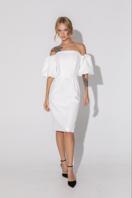 Платье 4984 белый Pirs