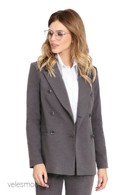 Пиджак 636 серый Pirs