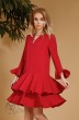 Платье 3312 красный Prestige