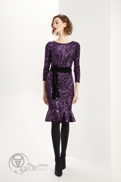 Платье 3562 фиолет Prestige