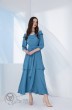 Платье 3685 дымчато-синий Prestige