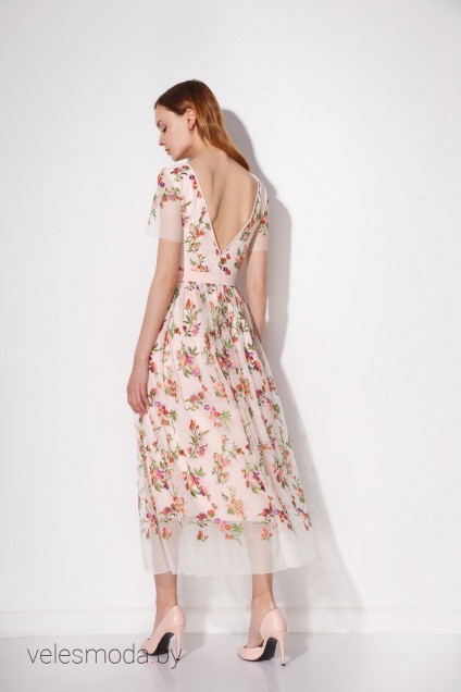 Платье 3714 розовый Prestige