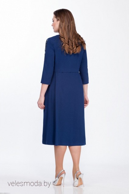 Платье 3812 синий Prestige