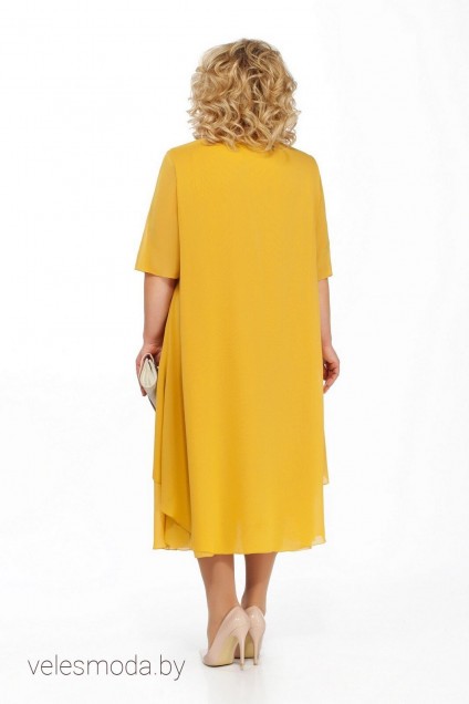 Платье 915 желтый Pretty