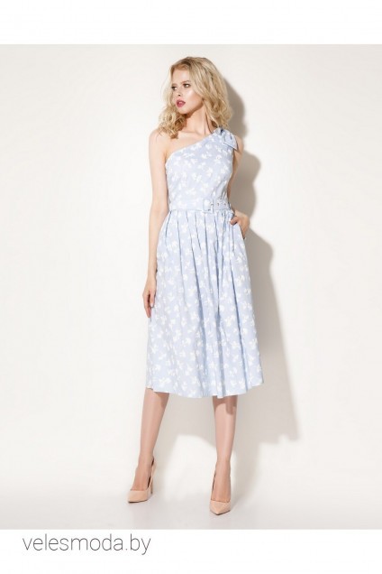 Платье 703780 бело-голубой Prio