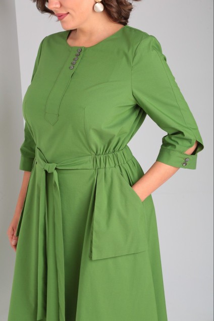 Платье 930 зеленый Rishelie