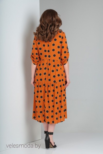 Платье 780 оранжевый Rishelie