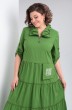 Платье 829 зеленый Rishelie