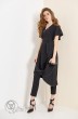 Комплект с платьем 7004-5002-1 черное платье Rivoli