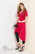Комплект с платьем 7004-5002-1 красное платье Rivoli