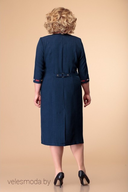 Платье 1-051 синие тона Romanovich style