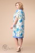 Платье 1-1080 голубой Romanovich style